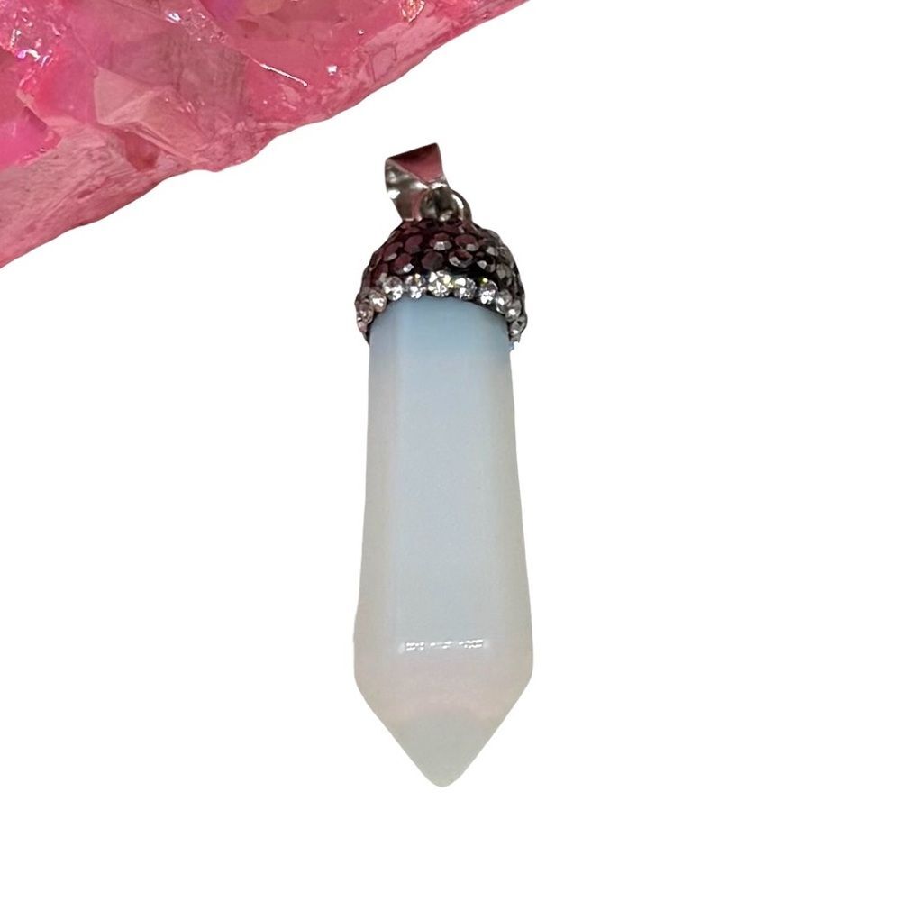 Opalite Crystal Necklace Pendant